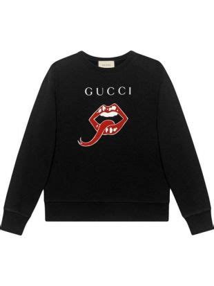 gucci mouth sweatshirt|Gucci sweatshirt for women.